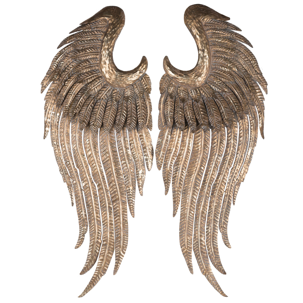 Gold Wings Wall Accent