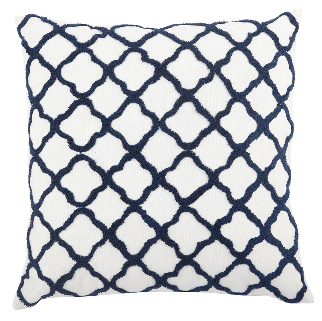 Pillow (Embroidered Moorish Tile Pillow - T38613)